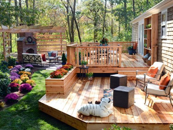 Three Deck Design Ideas To Get Your Yard Ready For Summer Sheri Butler And Matt Stapleton - Multi Level Patio Design Ideas